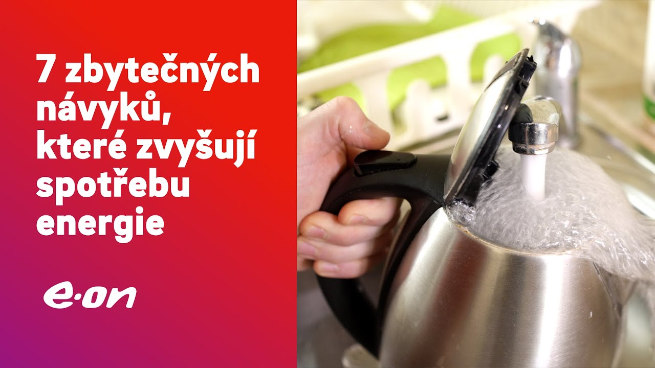 7 zbytečných návyků, které zvyšují spotřebu energie