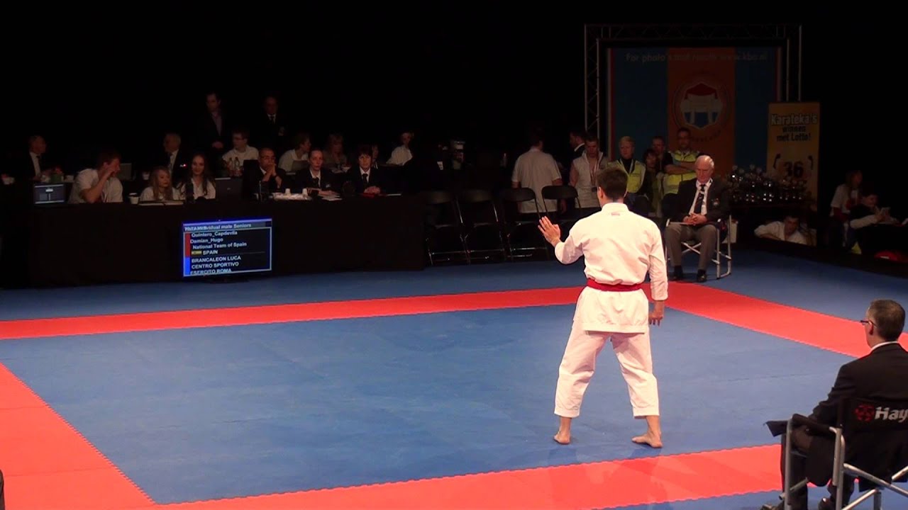Karate1 PL, Dordrecht 2013 - QUINTERO vs. BRANCALEON - Kata male FINAL