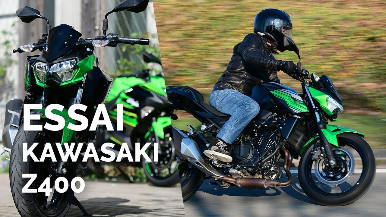 Essai moto Kawasaki Z400 (2019 A2)