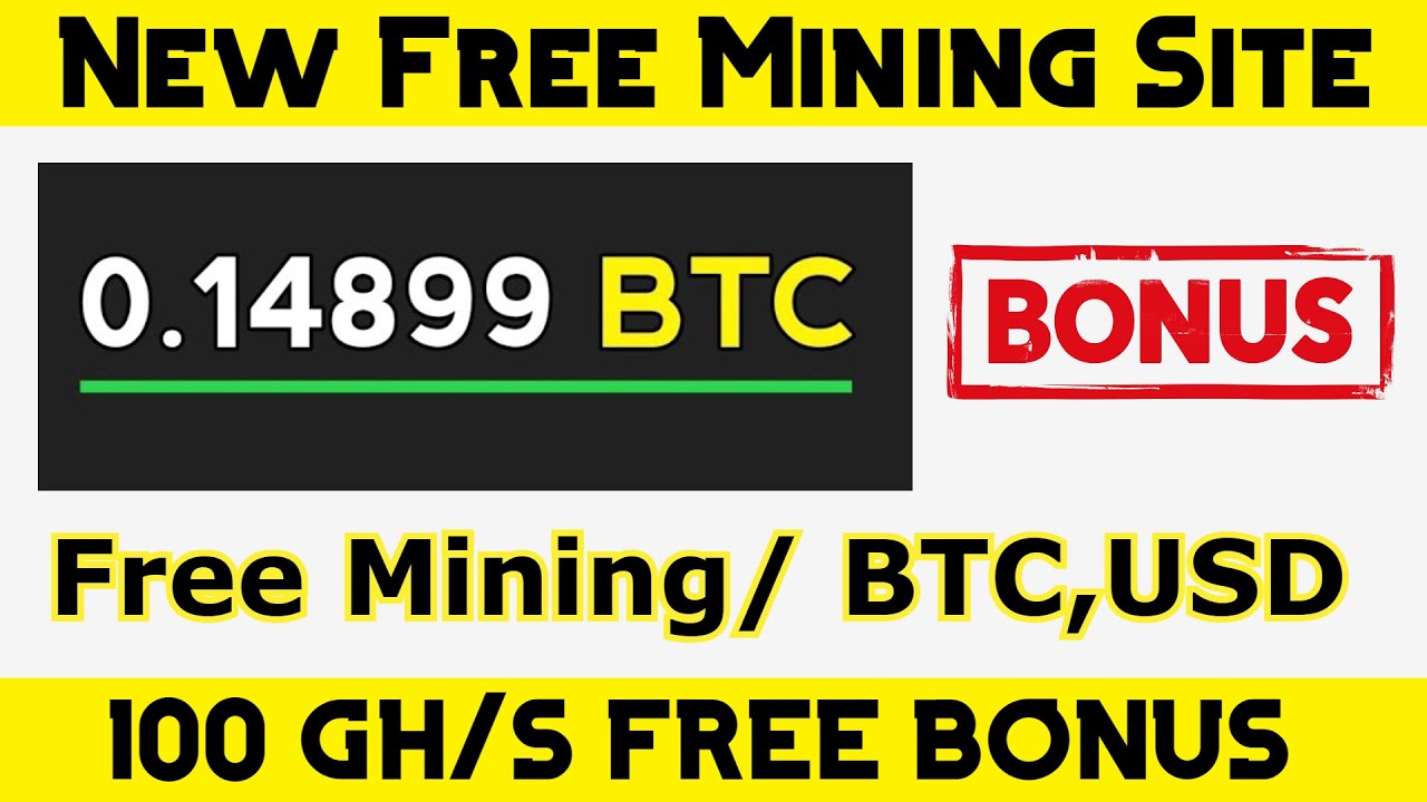 New Free Bitcoin Mining Site 2021 - Signup Bonus 111 Gh/s