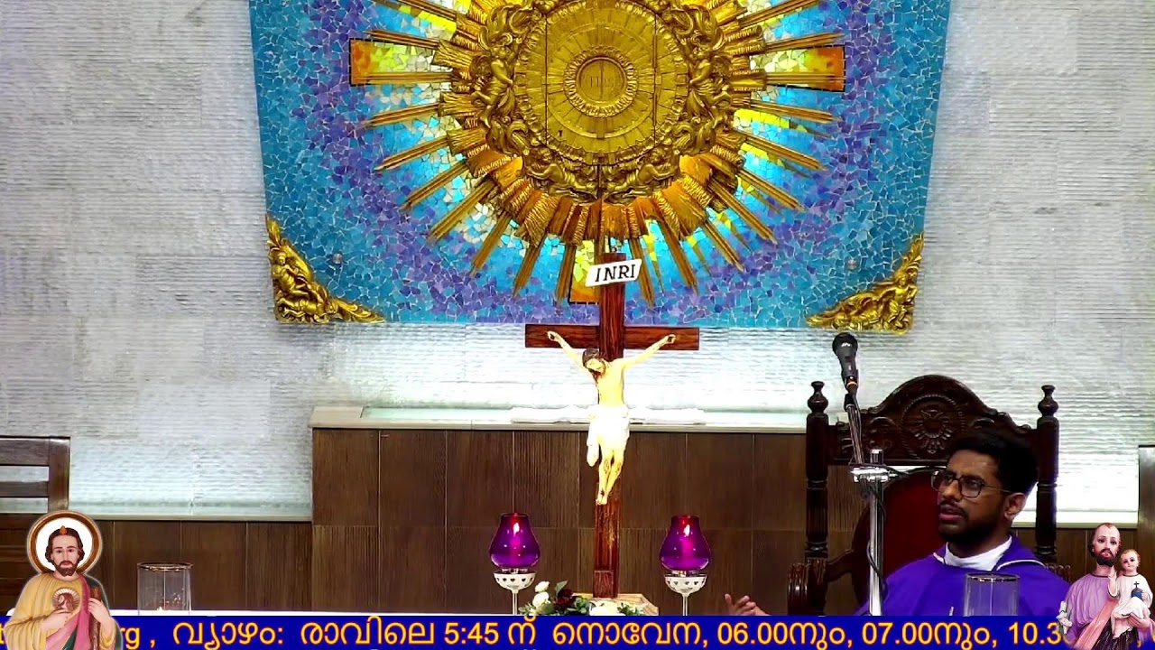 14-03-2026  SATURDAY 6.am 7.am Holy Mass St Joseph & St JUDE Church Thevara