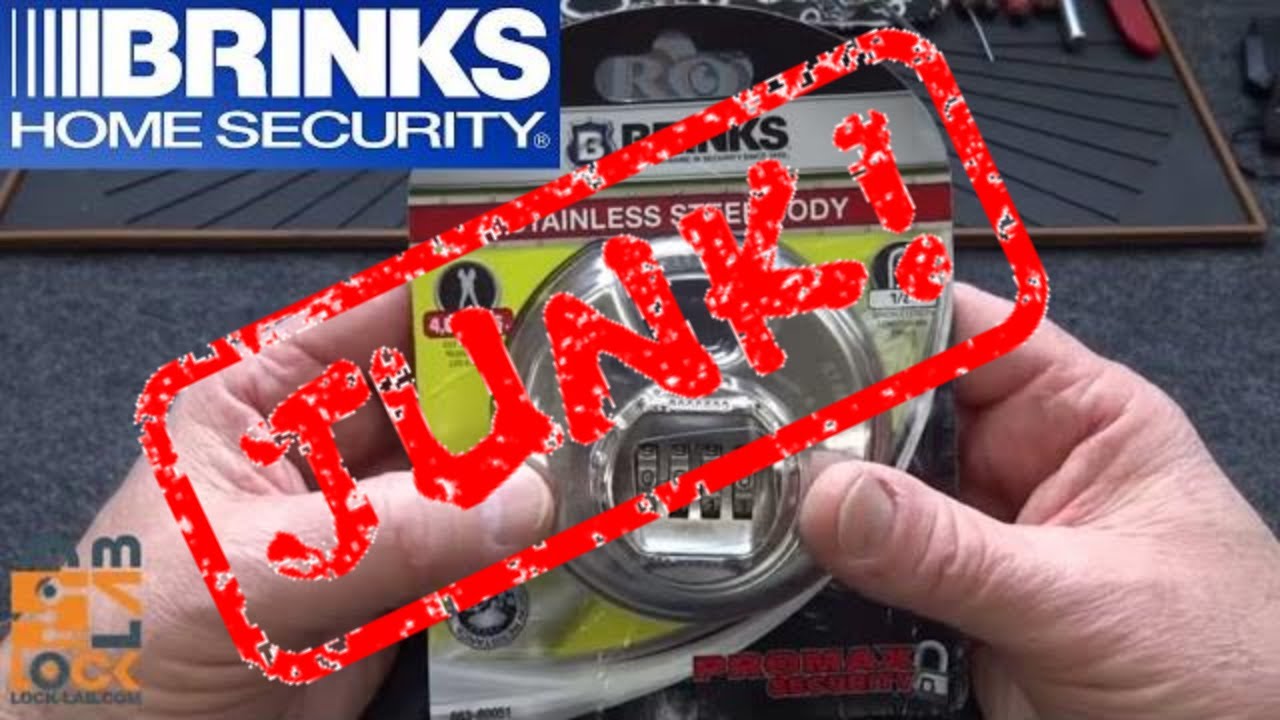 (999) Brinks Diskus Combo Combination Padlock (JUNK!)