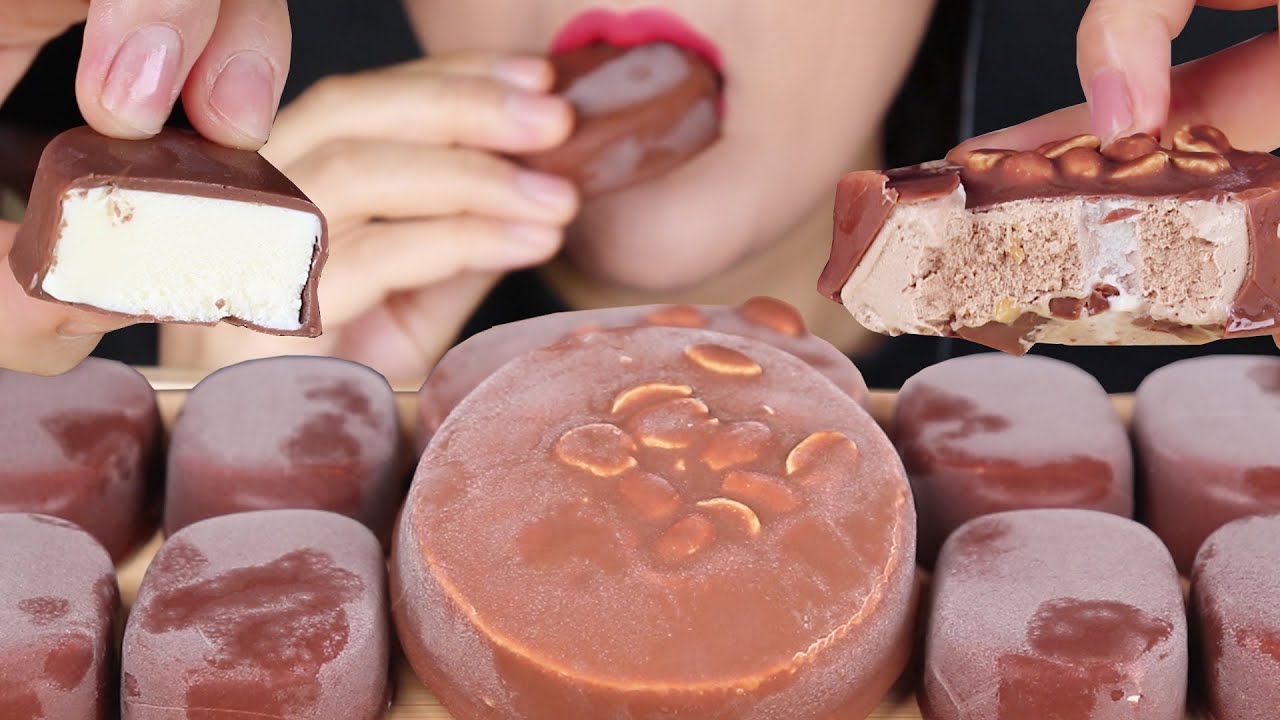 ASMR 티코 아이스크림&구구 리얼사운드 먹방 Tico Chocolate Covered IceCream  Mukbang