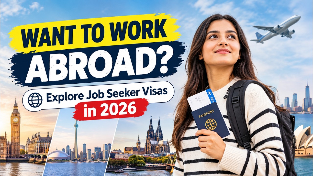 8 Countries Offering Job Seeker Visas in 2026 | Work Abroad Without a Job Offer? | Abroad Gateway