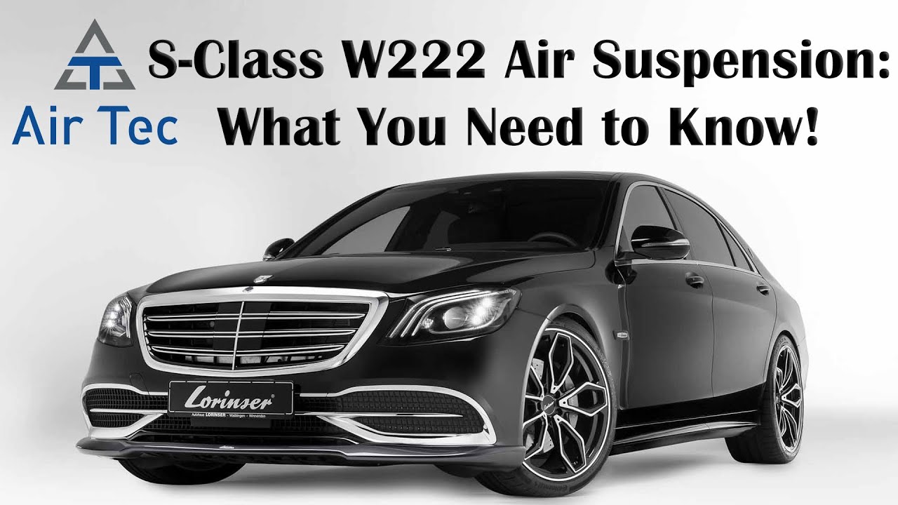 Mercedes-Benz S-Class W222 rear shock absorber repair by AirTec Bulgaria (Eng-Subtitles)