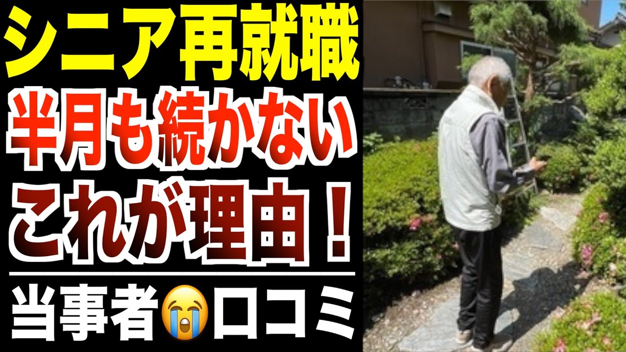 【60歳以上の再就職】定年後に働くも半月で退職した厳しい現実！口コミ30選紹介します