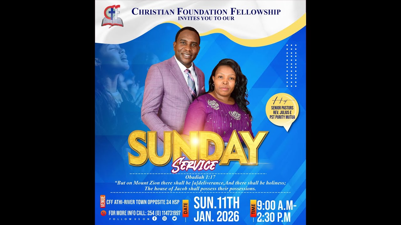 Deliverance For Effective Walk With God | Overseer Julius | Sunday Service Main Two | CFF Athi-River