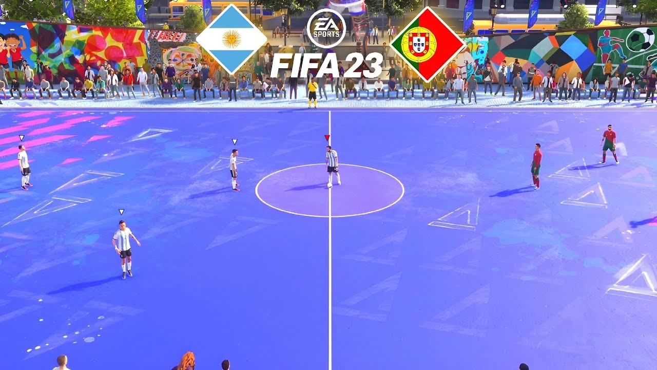 FIFA 23 | Argentina vs. Portugal | Mini Football Futsal | Messi vs. Ronaldo | PS5 Gameplay