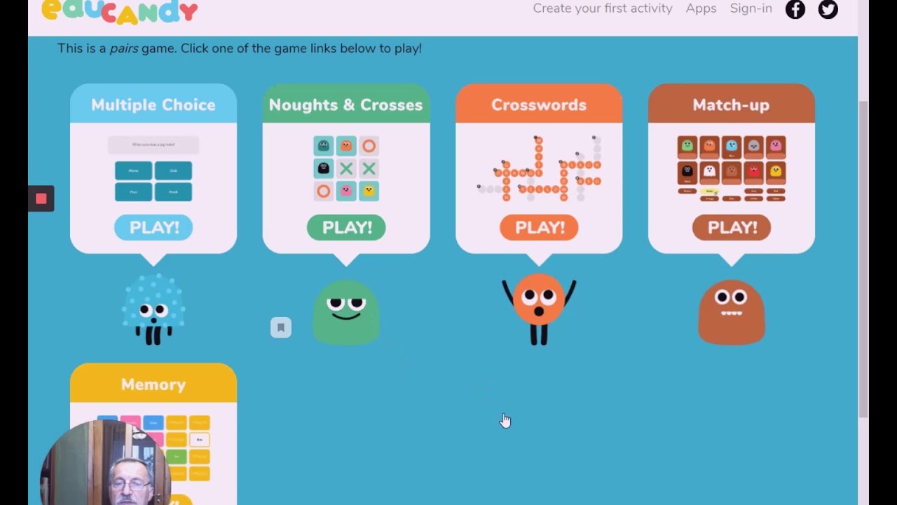Генератор дидактических игр Educandy