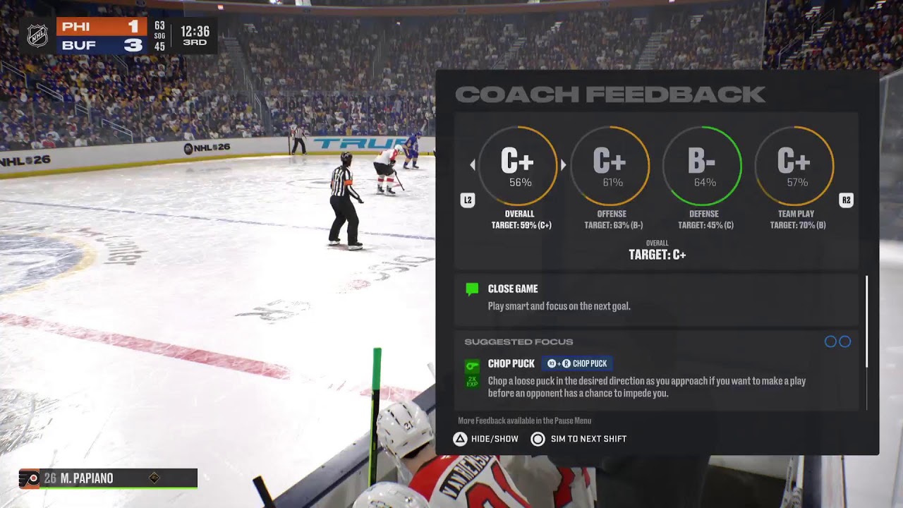 NHL 26 my first game back with the Flyers third period
