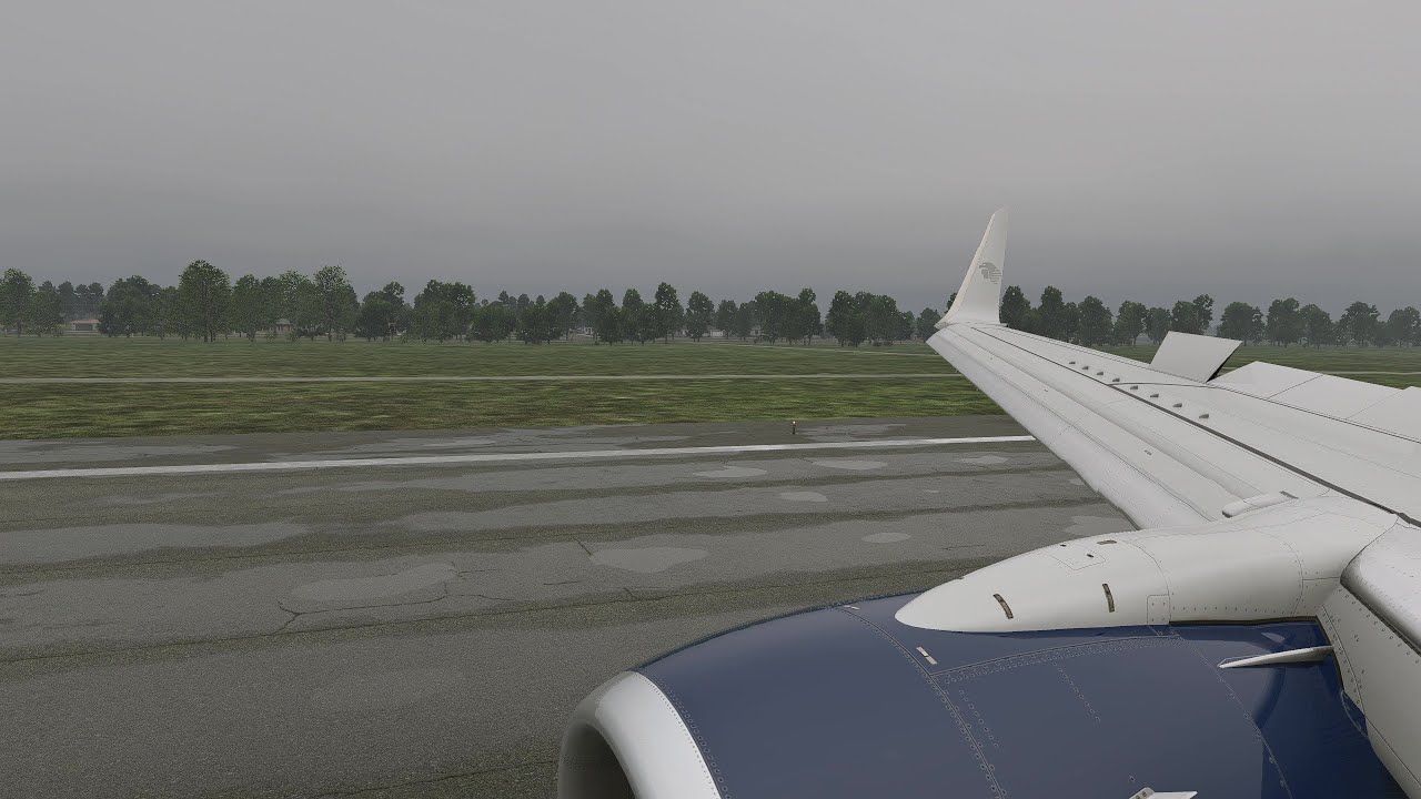 RAINY ASMR| X-Plane 12 | MEX-CUN| Full Flight Wing View| Aeromexico