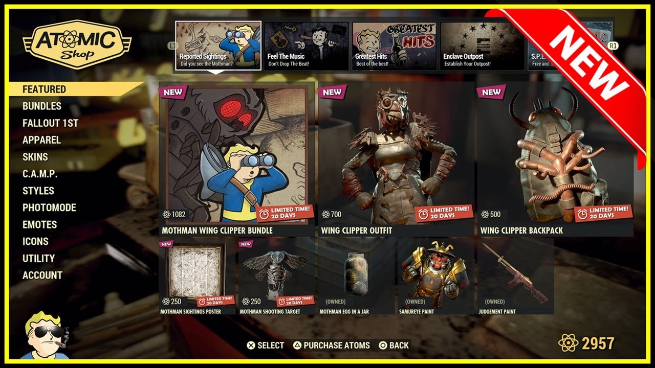 New Atomic Shop Update (May 2, 2023) - Fallout 76