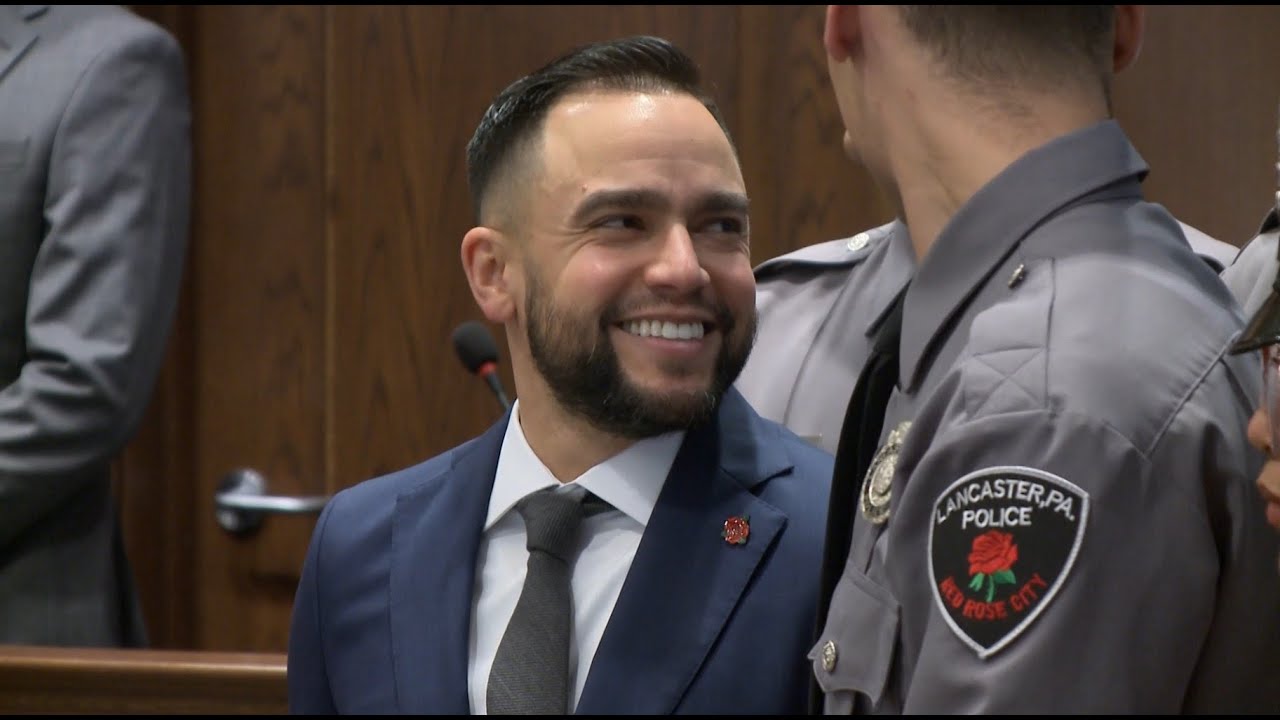 Frederick Hardman-News at 10/11:Lancaster Makes History with New Mayor and Police Class- WGAL News 8