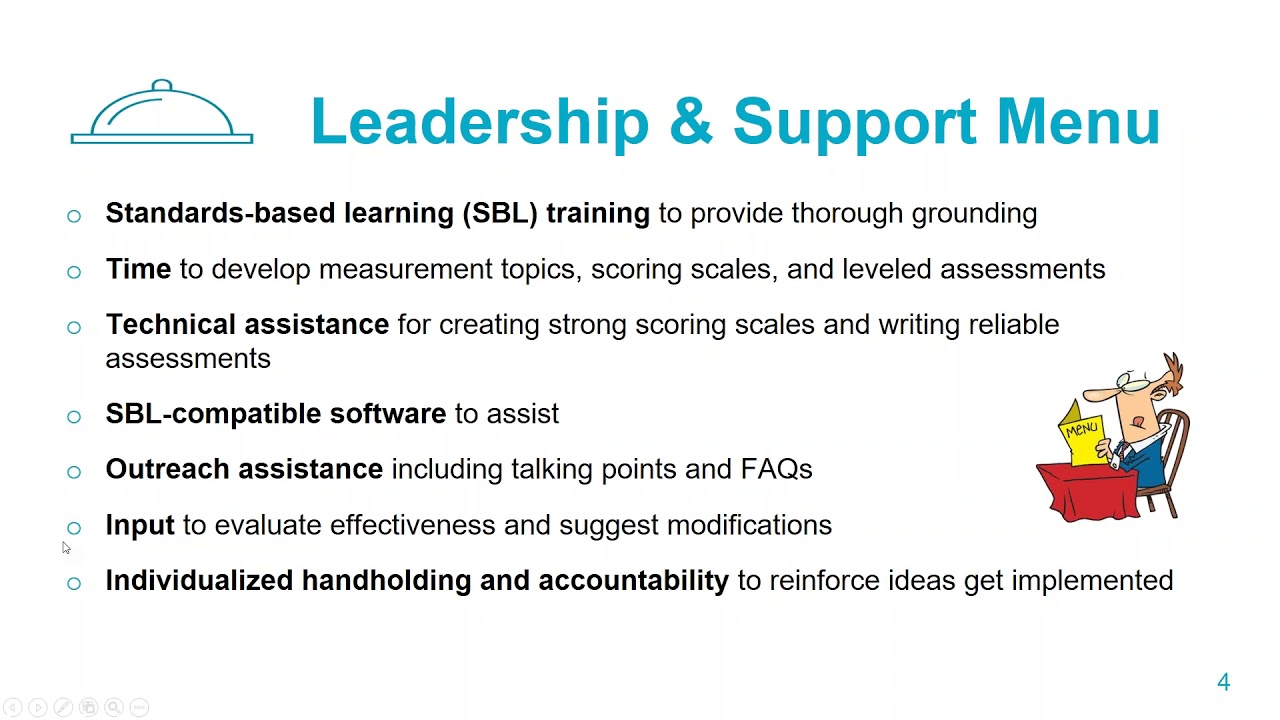 Leadership to Sustain the Transition to Standards-Based Grading