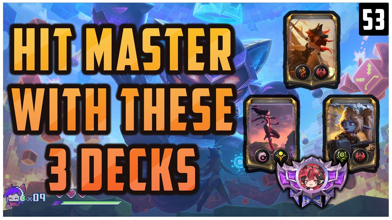 3 Great Decks To Hit Master In Eternal! Legends of Runeterra Guide!