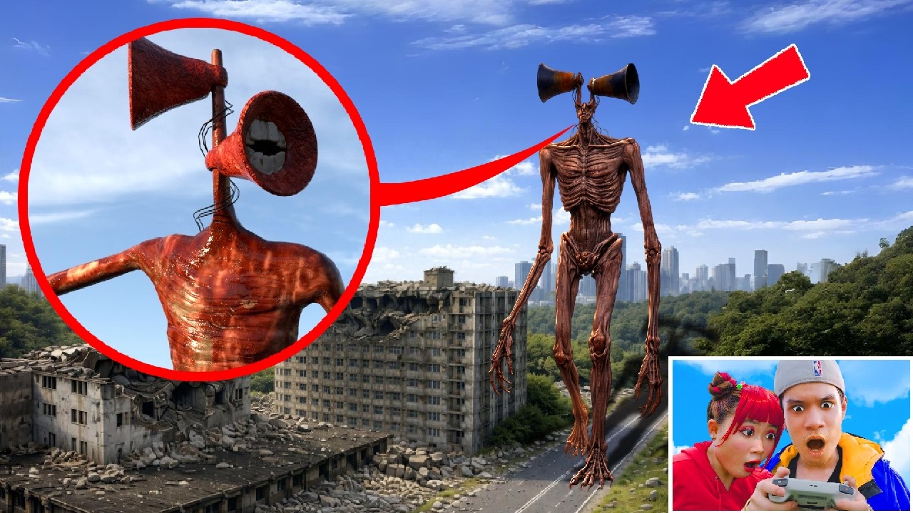 CAUGHT on DRONE: SIREN HEAD Transformation Detected at 3AM?!