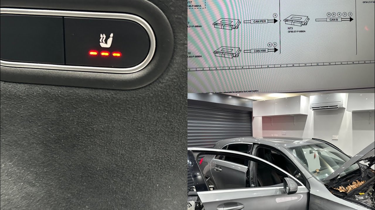 Mercedes A Class (W177) — процесс диагностики и ремонта неисправностей подогрева сидений — Всегда...