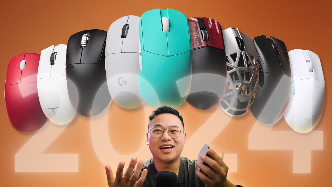 2024 必試無線電競滑鼠大集合！🖱️🎮試齊17隻頂級滑鼠🔥4000Hz 回報率全面進場！值唔值得用？全新人體工學、對稱滑鼠、舊款強勢升級！🆙 //4K【TechiCardia】［CC中文字幕］