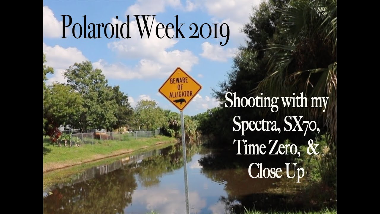 Polaroid Week 2019 - Shooting and Having fun with my Spectra, Time Zero, Close Up, & SX-70