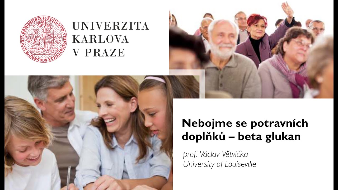 Nebojme se potravních doplňků: beta glukan - prof. Václav Větvička