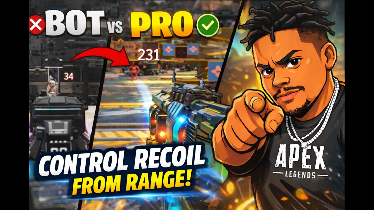 🎮🎯 How To Control Recoil on Controller From Range – Apex Legends Guide! 🎯🎮