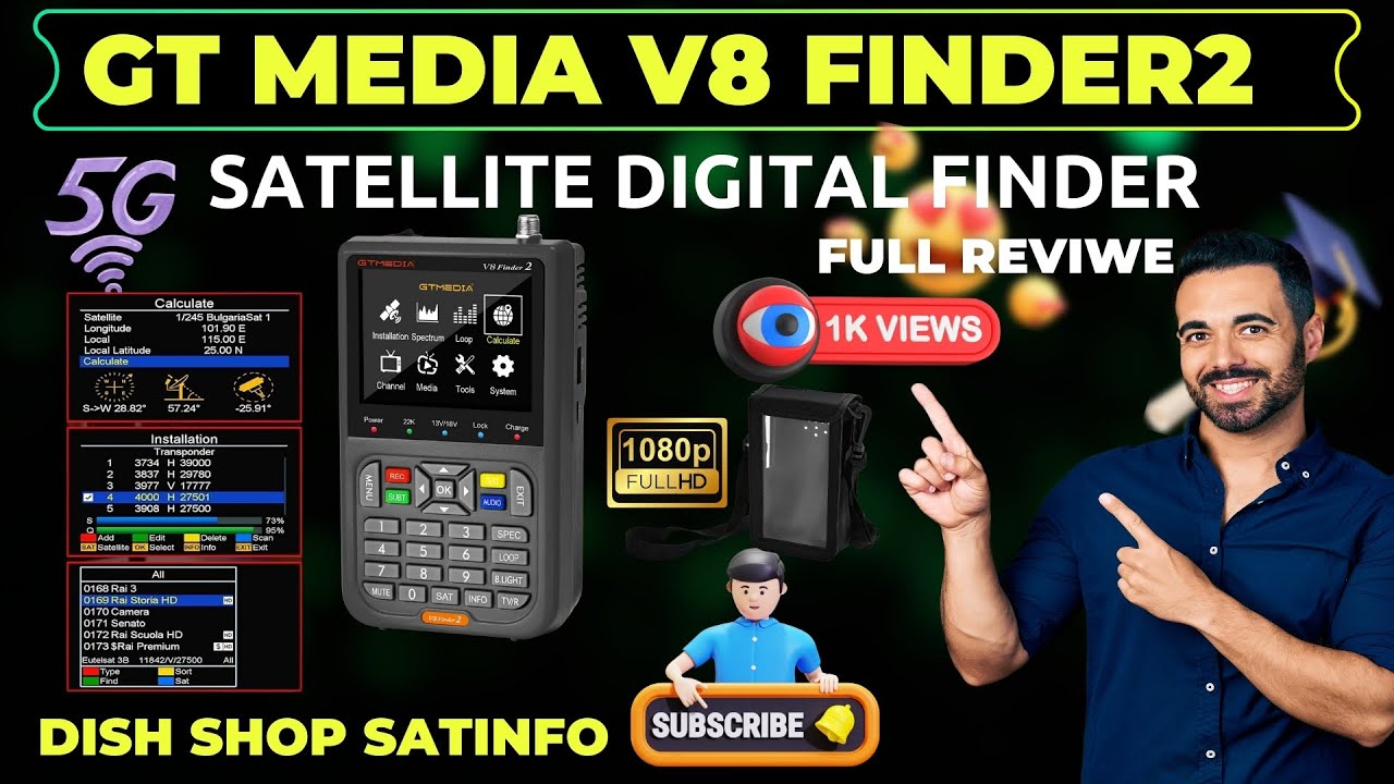 ডিস সিগনাল রিসিভ করুন সহজে GT Media V8 Finder2 Satellite  Digital Finder Full Reviwe 2026