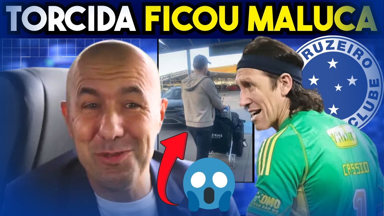 LEONARDO JARDIN AGITA A TORCIDA DO CRUZEIRO - CASSIO FORA DO CLASSICO ?