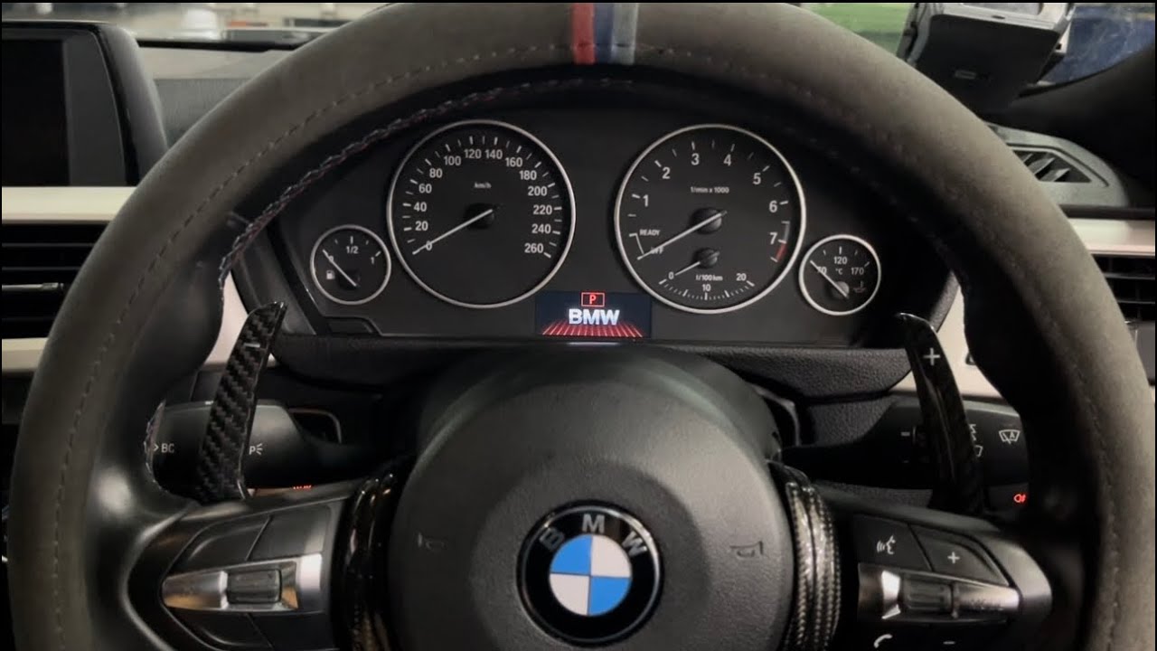 BMW 3 Series F30 Instrument Cluster System Test