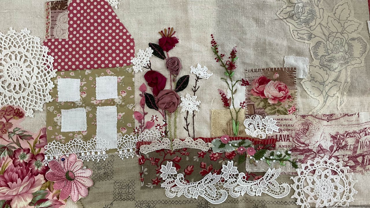 Part 9 Prompt wildflowers / progress so far on all projects #roxysjournalofstitchery #roxycreations