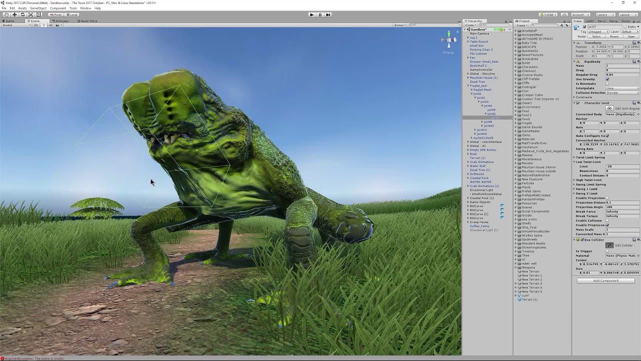 Custom Unity Ragdoll for Quadrupeds