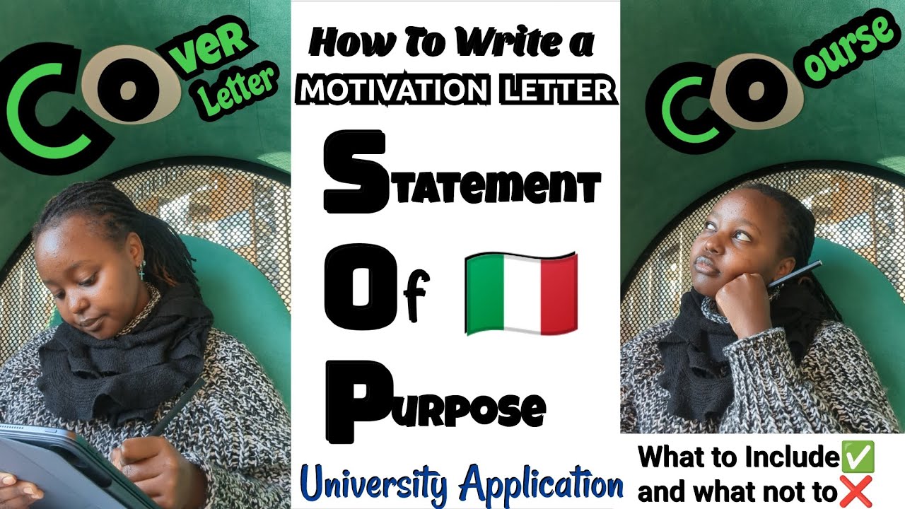 Winning Statement of Purpose for Bachelor & Master University Application- PERSONAL STATEMENT- SOP🇮🇹