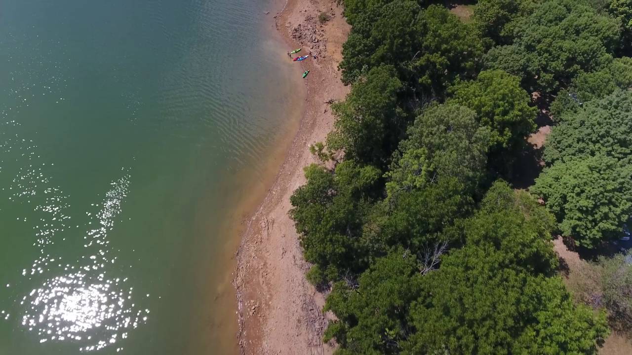 Spruce Run recreational area video by drone