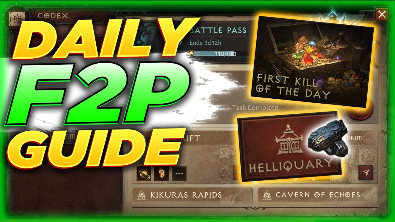 Complete F2P Dailies Guide for Diablo Immortal