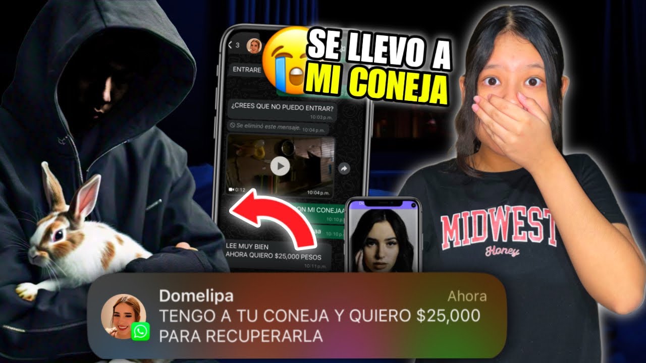LA APP ROB4 NIÑOS SE LLEVÓ A MI CONEJA😭Y PIDEN $25,000 PARA RECUPERARLA| Regina MH
