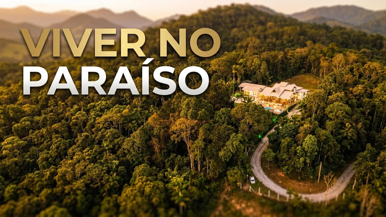 Chácara de Alto Padrão nas Montanhas da Palhoça  –  Natureza e Luxo 🇧🇷