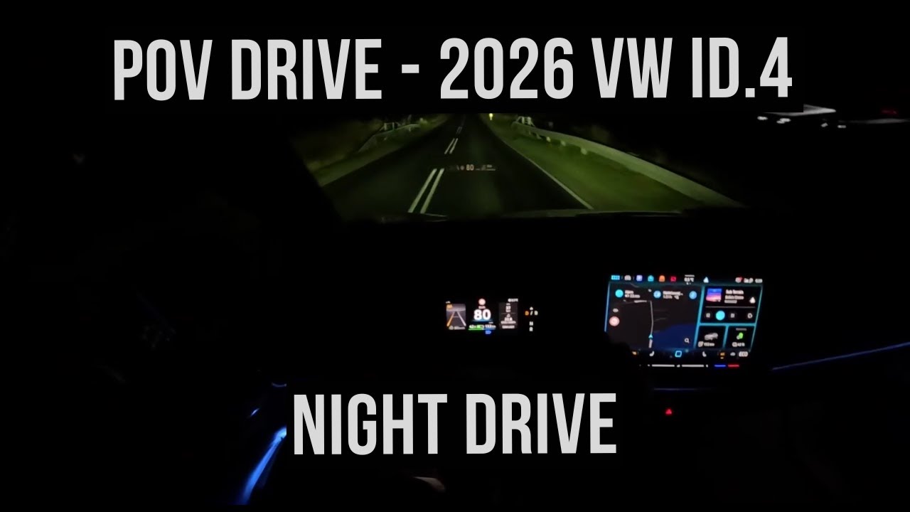 2026 Volkswagen ID.4 Style+ POV Night drive