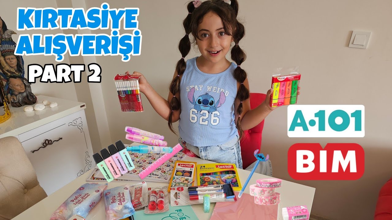 OKULA DÖNÜŞ KIRTASİYE ALIŞVERİŞİ PART 2 BİM A101 ŞOK | ESMA | BACK TO SCHOOL 