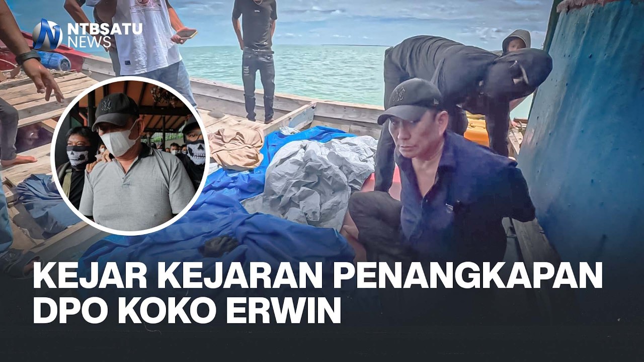 Video Eksklusif Penangkapan Koko Erwin, Saat Kabur ke Malaysia