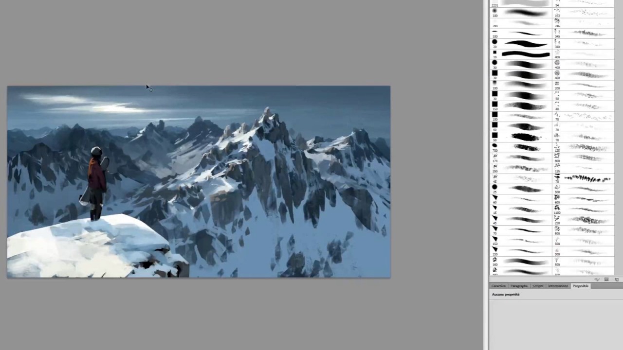 Digital painting timelapse