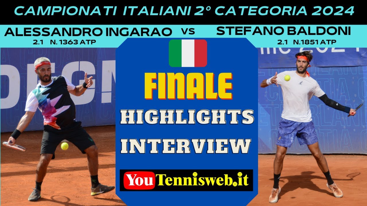 F Camp Ita 2° 2024: A. Ingarao vs  S. Baldoni Finale Campionati Italiani 2° categoria TC Cagliari