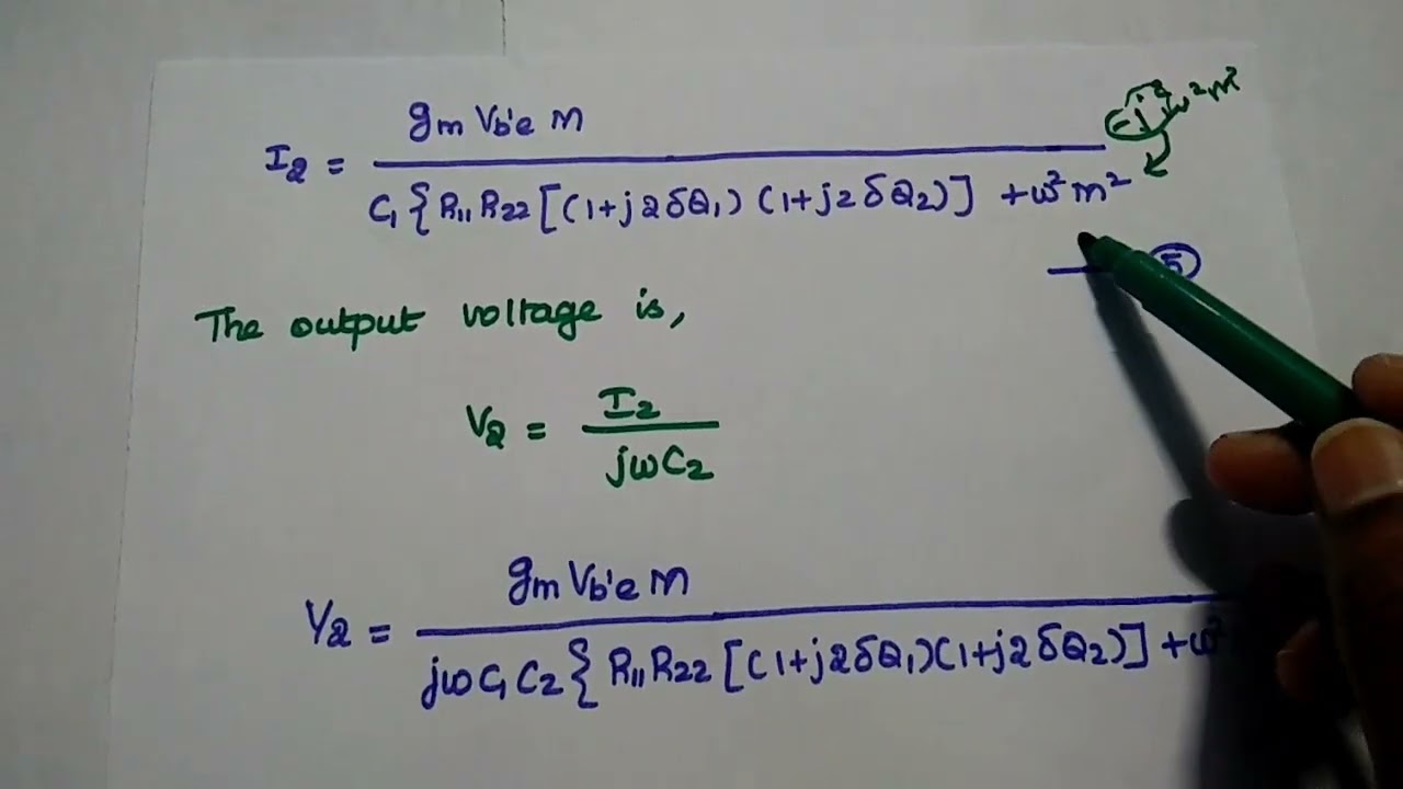 Double Tuned Amplifier and Its Analysis