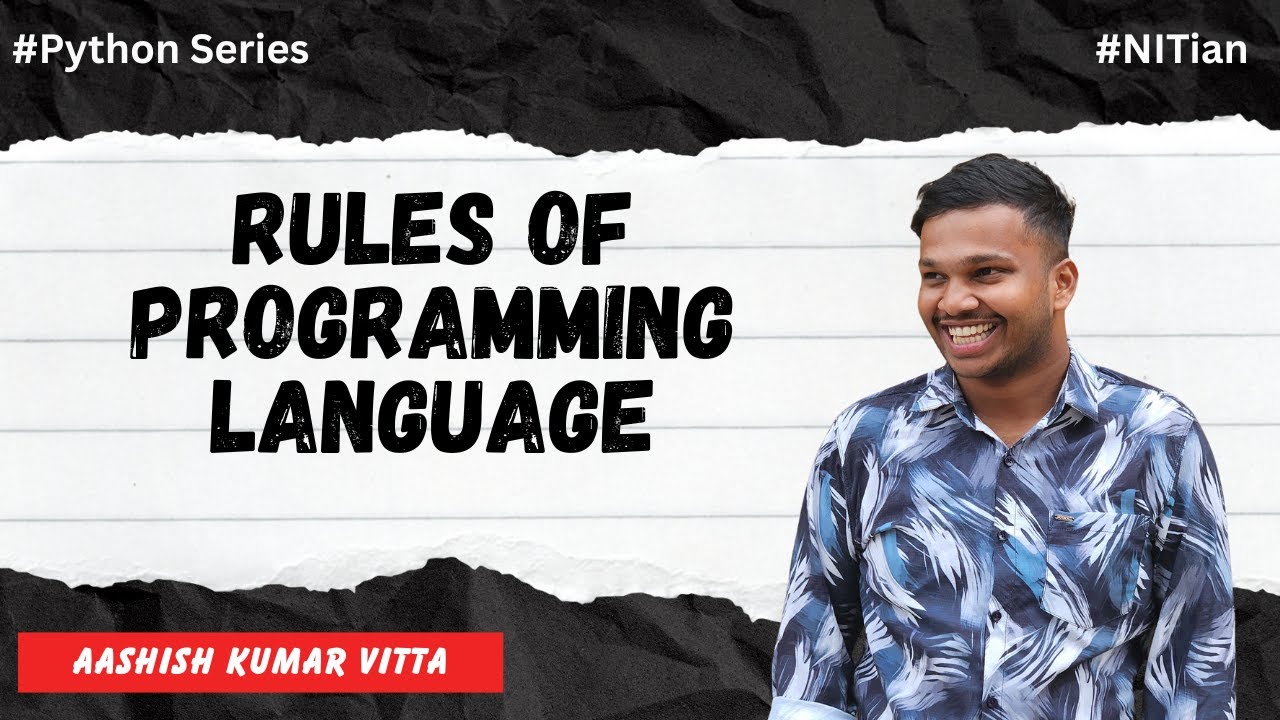 Rules of programming language | #python #series