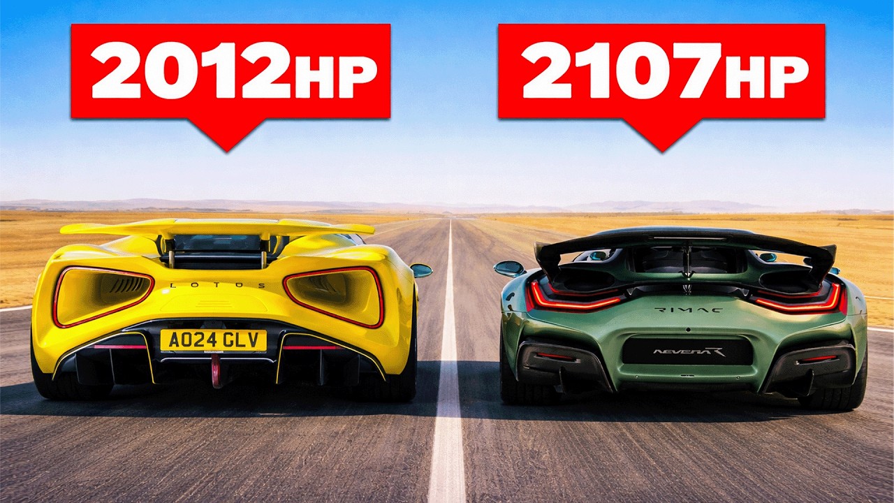 RIMAC NEVERA R v LOTUS EVIJA