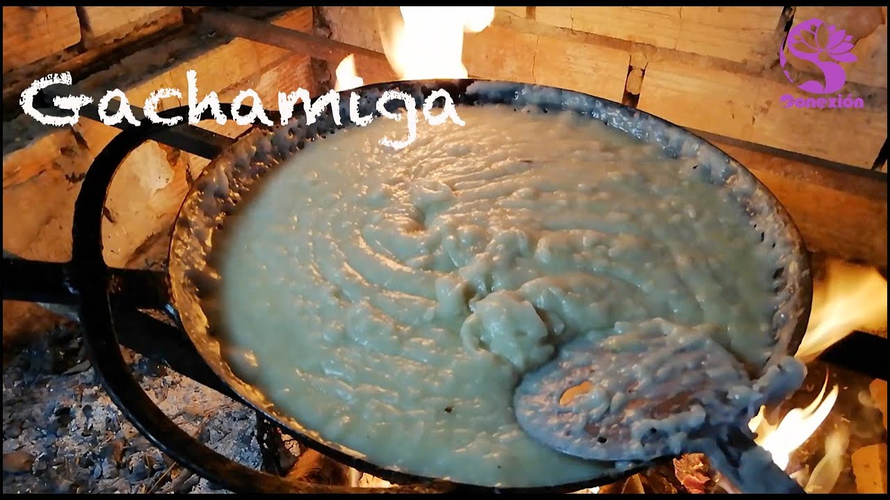 Receta Gachamiga con patatas: Receta del Tío Domingo (Vallada) / Cocina tradicional
