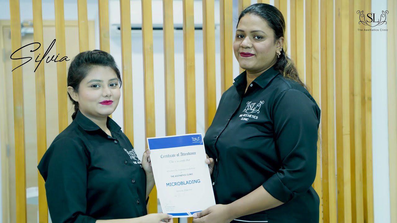 Microblading Training at The Aesthetics Clinic - Dr.  Shaista lodhi