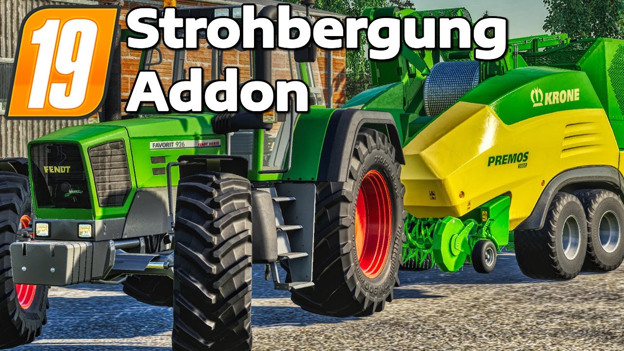 LS19 STROHBERGUNG AddOn - Alle Maschinen und Geb&auml;ude im Detail | Straw Harvest Deutsch