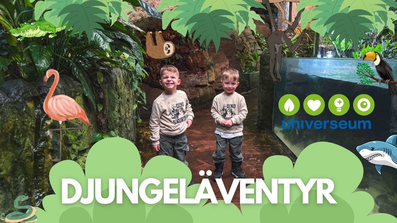 Helg med Noah & Lennon i Göteborg ❤️ | Universeum & Wisdome 360