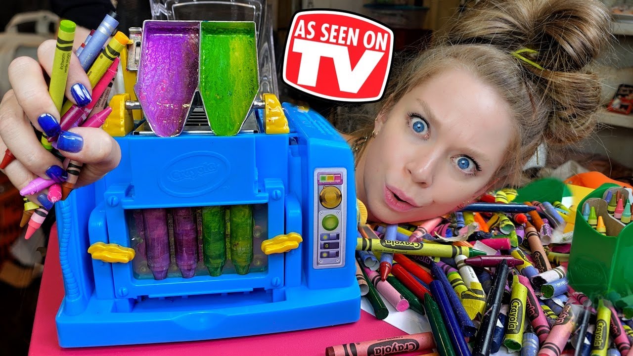 CRAYON MELTING MACHINE - Does This Thing Really Work?!