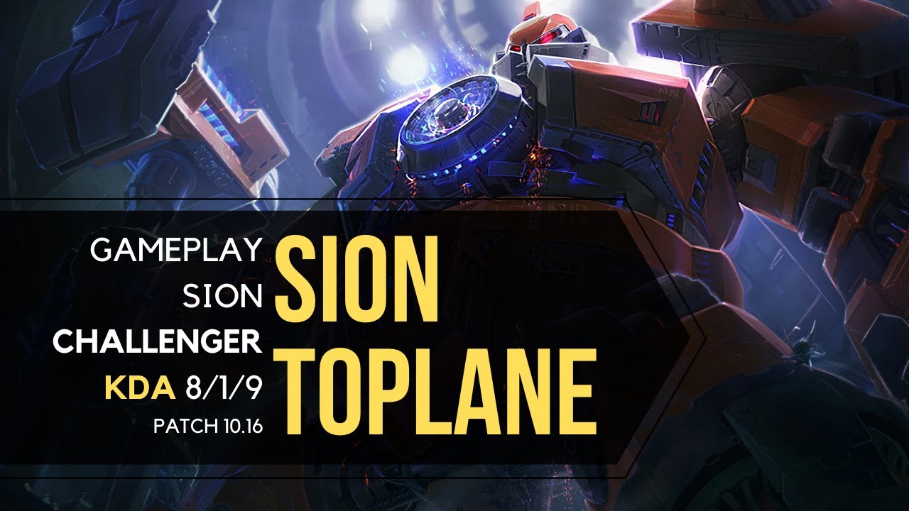 SION TOP VS CAMILLEVS - CHALLENGER - KDA 8/1/9 - PATCH 10.16