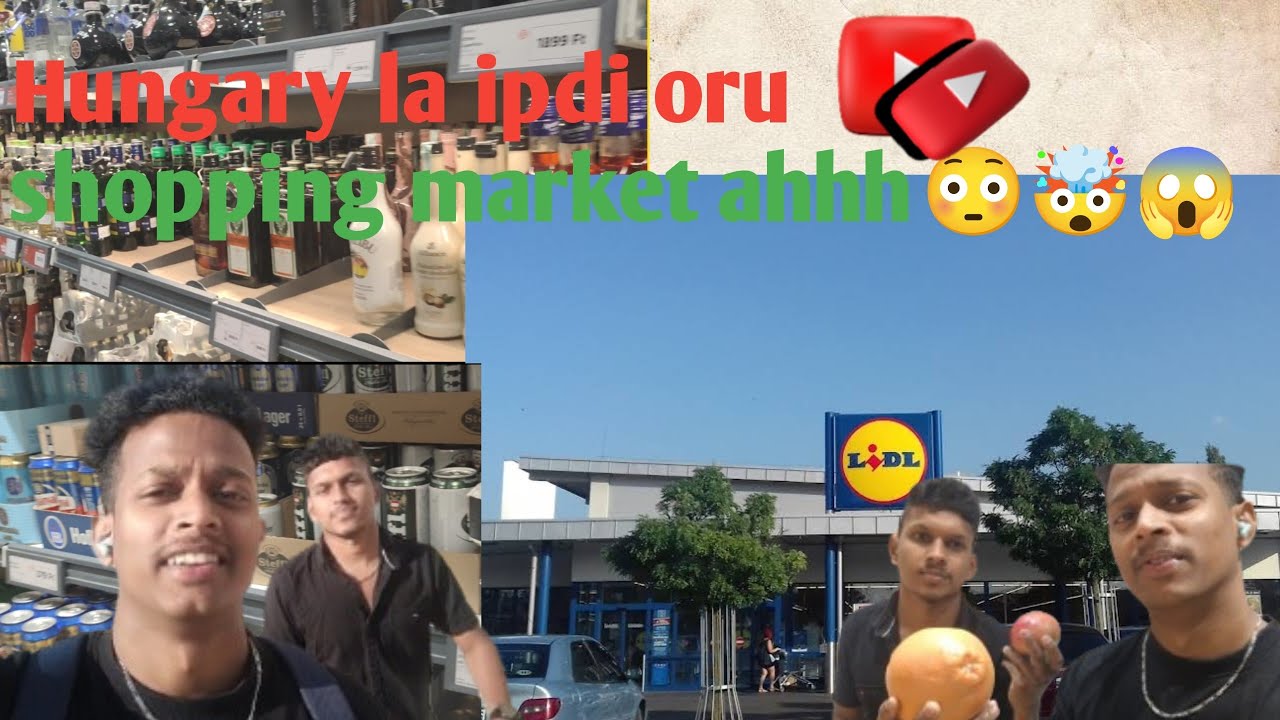 Hungary la ipdi Oru Super Market ahh😳🤯😱🥳|shopping explore| life in Hungary| vicky